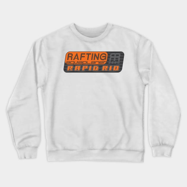 Rapid Rio Rafting Crewneck Sweatshirt by TBM Christopher